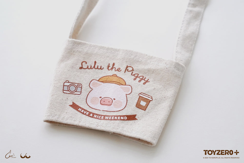 LuLu The Piggy Generic - Cup Sleeve (Happy Weekend)