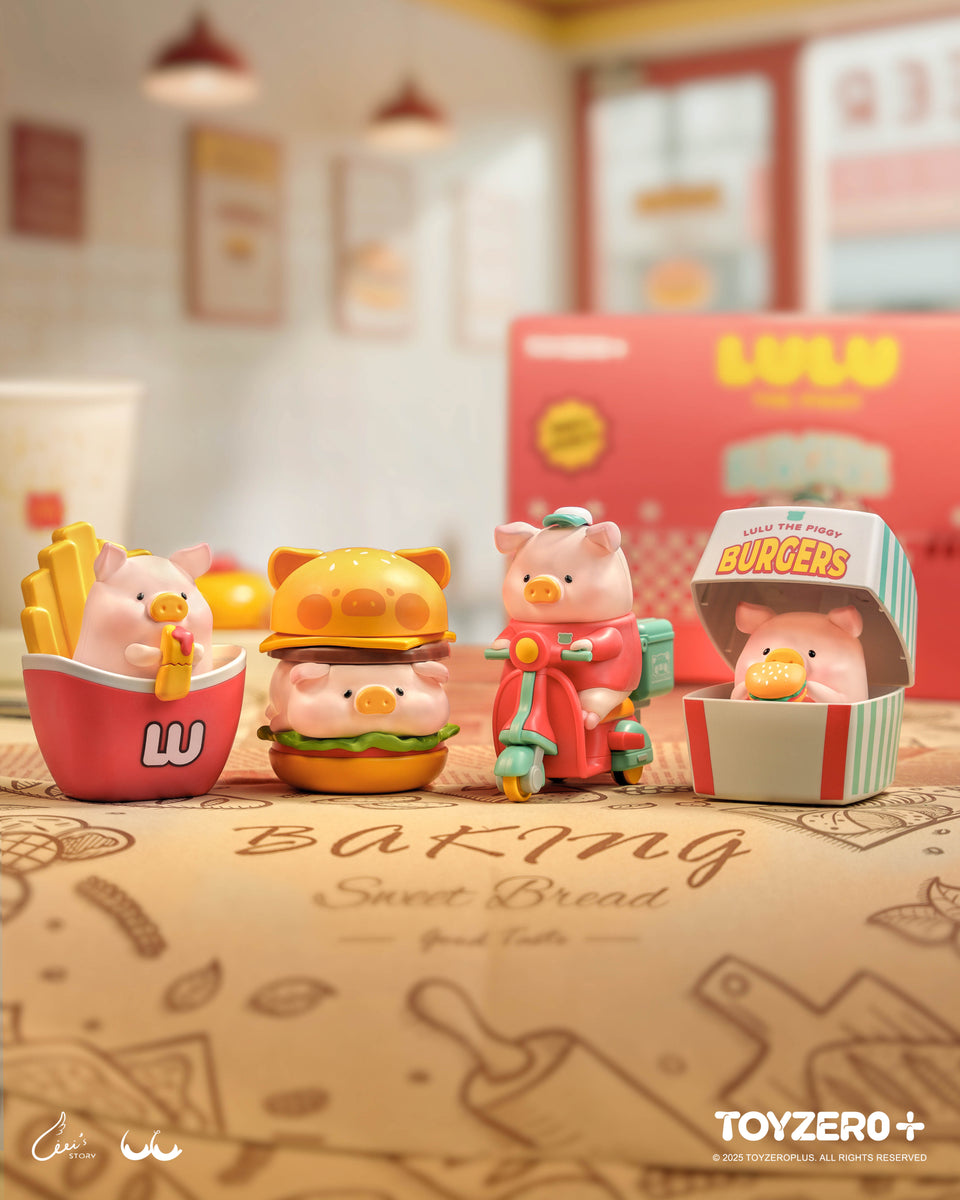 lulu the piggy フィギュア バーガー LuLu the Piggy -Burger Express Movable Series (Blind Box) – LuLu