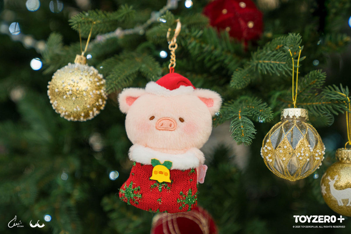 LuLu the Piggy X'Mas - Christmas Sock Lu Plush Keychain – LuLu The