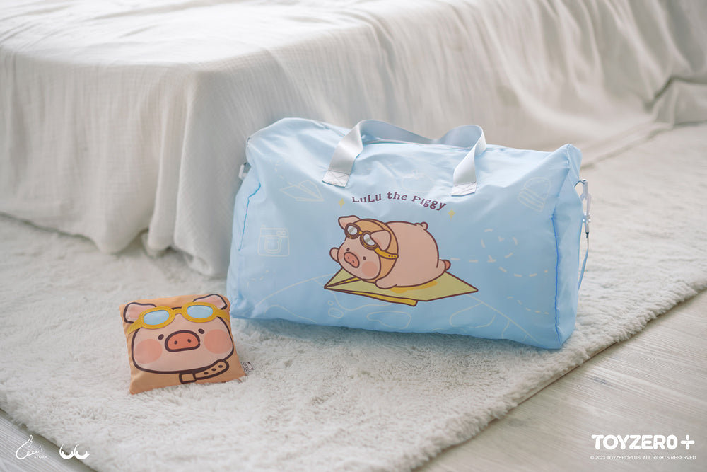 LuLu the Piggy Find Your Way - Large Folding Boston Bag