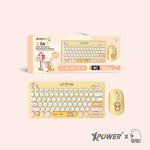 XPower x LuLu the  Piggy - Mini Wireless Keyboard & Mouse