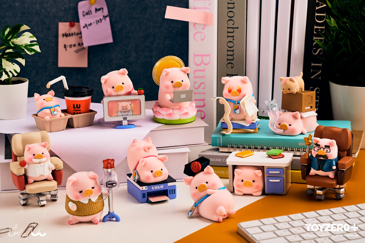 lulu 新作　Office　ボックス（8個）スペシャル有り LuLu the Piggy - Office Series (Blind Box) – LuLu The Piggy