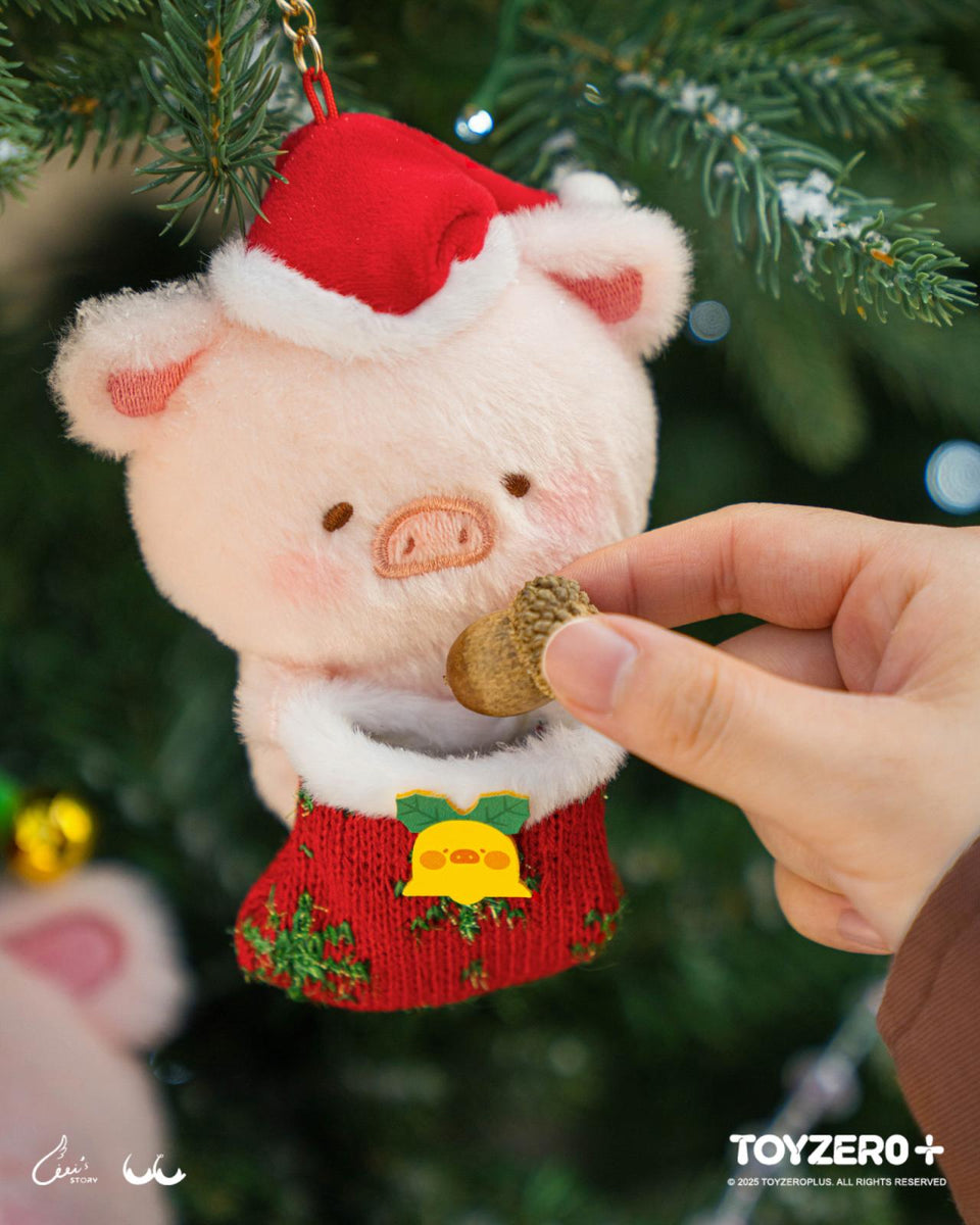 LuLu the Piggy X'Mas - Christmas Sock Lu Plush Keychain – LuLu The