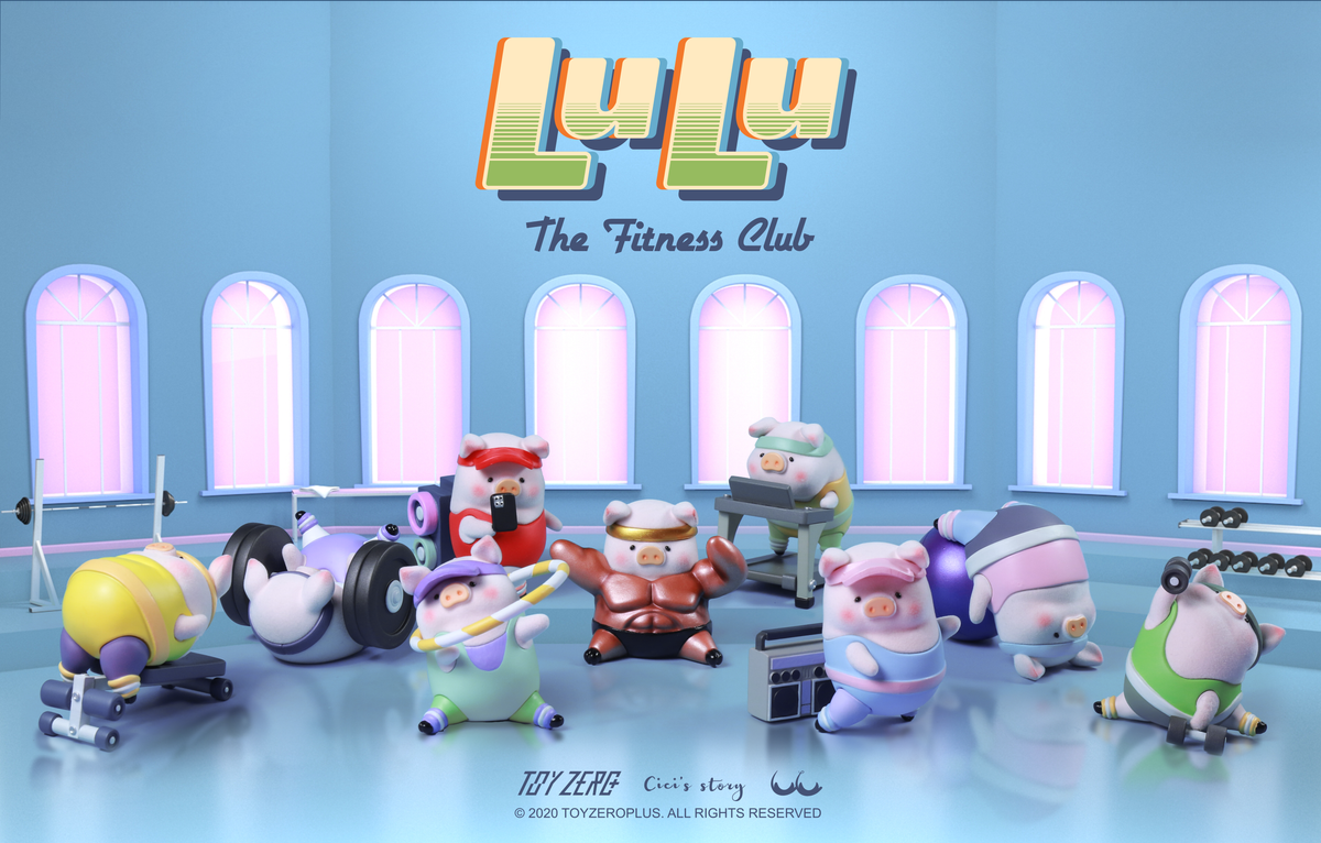 Lulu the Piggy - Fitness Club Blind Box Series – LuLu The Piggy Lulu the Piggy - Fitness Club Blind Box Series – LuLu The Piggy