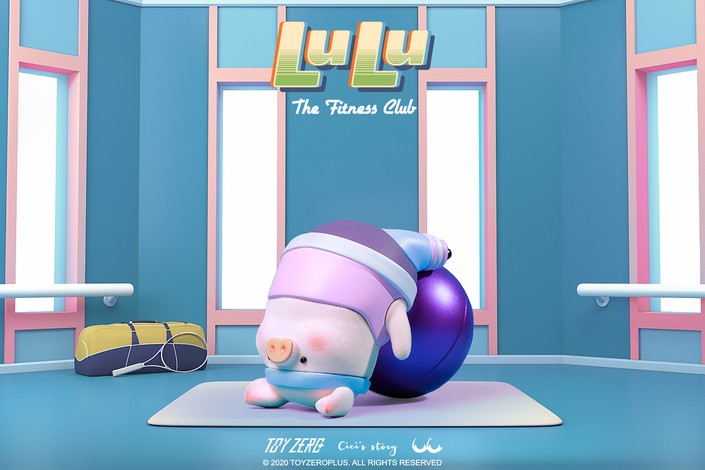 Lulu the Piggy - Fitness Club Blind Box Series