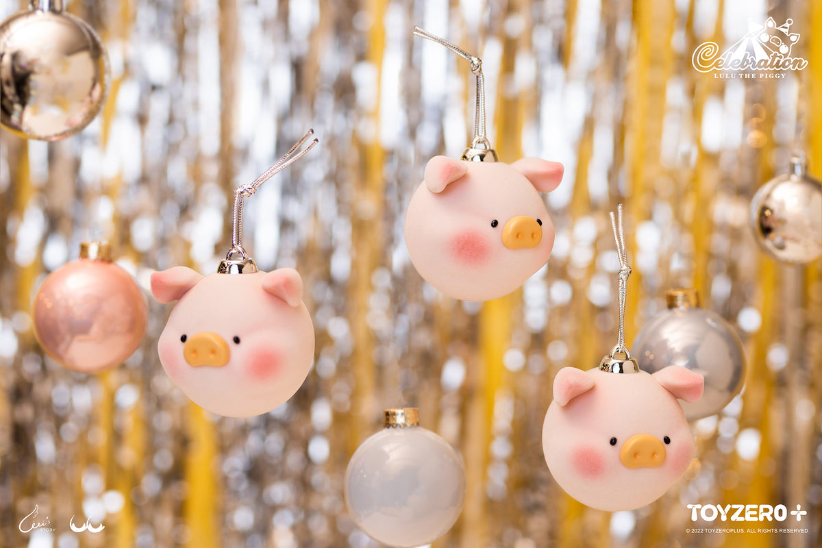 その他 Lulu The Piggy y Christmas Ball LuLu The Piggy Christmasland - Classic LuLu Christmas Ball Deco