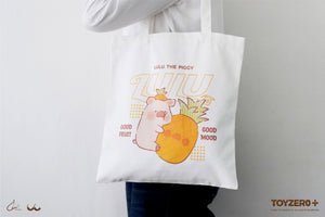 罐頭豬LuLu 水果系列 小肩背袋-鳳梨款