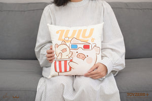 
            
                Load image into Gallery viewer, LuLu The Piggy Caturday - Popcorn Cushion
            
        