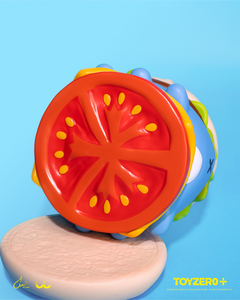 罐頭豬LuLu x 咖波 - 疊疊樂漢堡 (招牌咖堡)