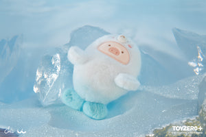 LuLu the Piggy Ocean - Baby Seal Lu Plush Keychain