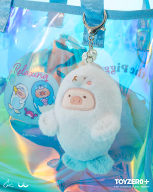 LuLu the Piggy Ocean - Baby Seal Lu Plush Keychain