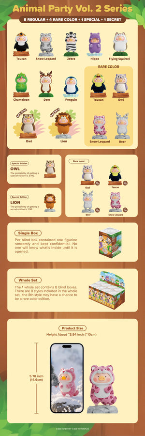 LuLu the Piggy - Animal Party Vol. 2 Series (Blind Box)