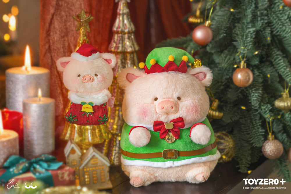 LuLu the Piggy X'Mas - Christmas Sock Lu Plush Keychain – LuLu The