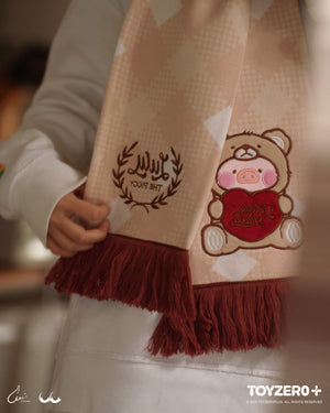 [線上限定] 罐頭豬LuLu - Teddy LuLu 圍巾