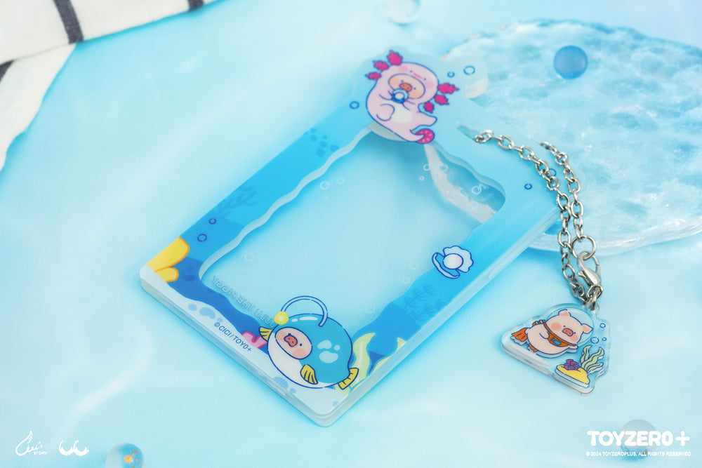 LuLu the Piggy Ocean  - Acrylic Card Holder (Under the Sea ver.)