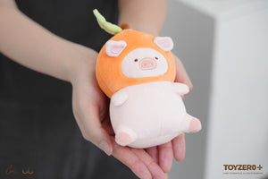 LuLu The Piggy Fruit - Orange Plush Keychain (12cm)