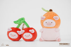 
            
                Load image into Gallery viewer, LuLu The Piggy Fruit - Cherry Plush Keychain (10cm)
            
        