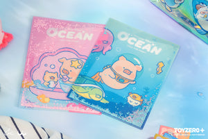 LuLu the Piggy Ocean  - Glitter A4 Folder (Mermaid ver.)