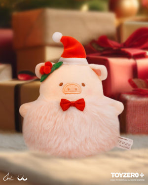 LuLu the Piggy Christmas - Lovely Snowball Lu Plush Keychain (Pink ver.)