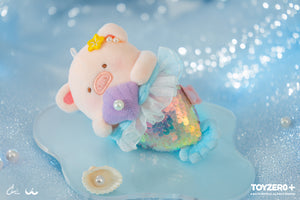 LuLu the Piggy Ocean  - Mermaid LuLu Plush Keychain