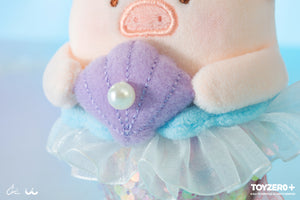 LuLu the Piggy Ocean  - Mermaid LuLu Plush Keychain