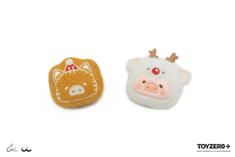 罐頭豬LuLu 聖誕系列 - 聖誕襪配飾 (套裝 A)