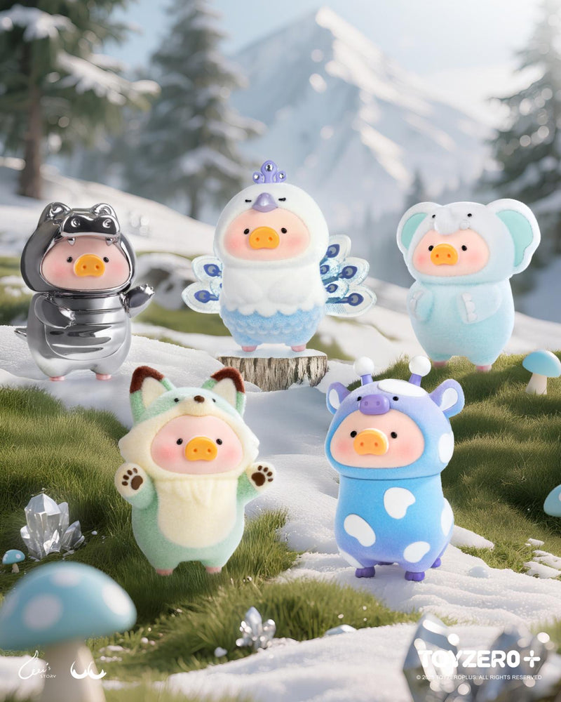 罐頭豬LuLu 動物派對限定吊卡(雪羽孔雀)