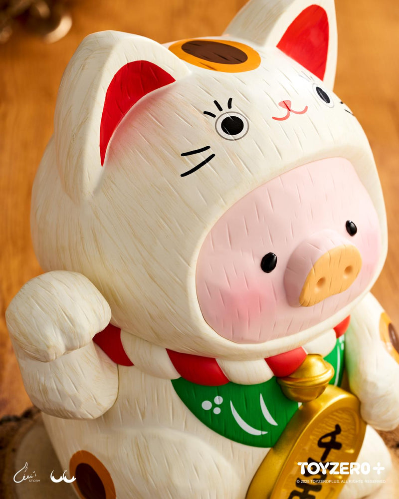 ADD ON]LuLu the Piggy - 18cm Wood-Carving Maneki Lu – LuLu The Piggy