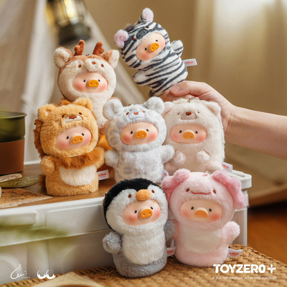 LULU THE PIGGY ANIMAL PARTY 子豚 lulu LuLu the Piggy Animal Party Vol. 2 - Cutest Butler PVC Face Plush