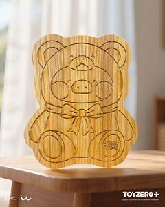 罐頭豬LuLu 泰迪萌粒木展示架