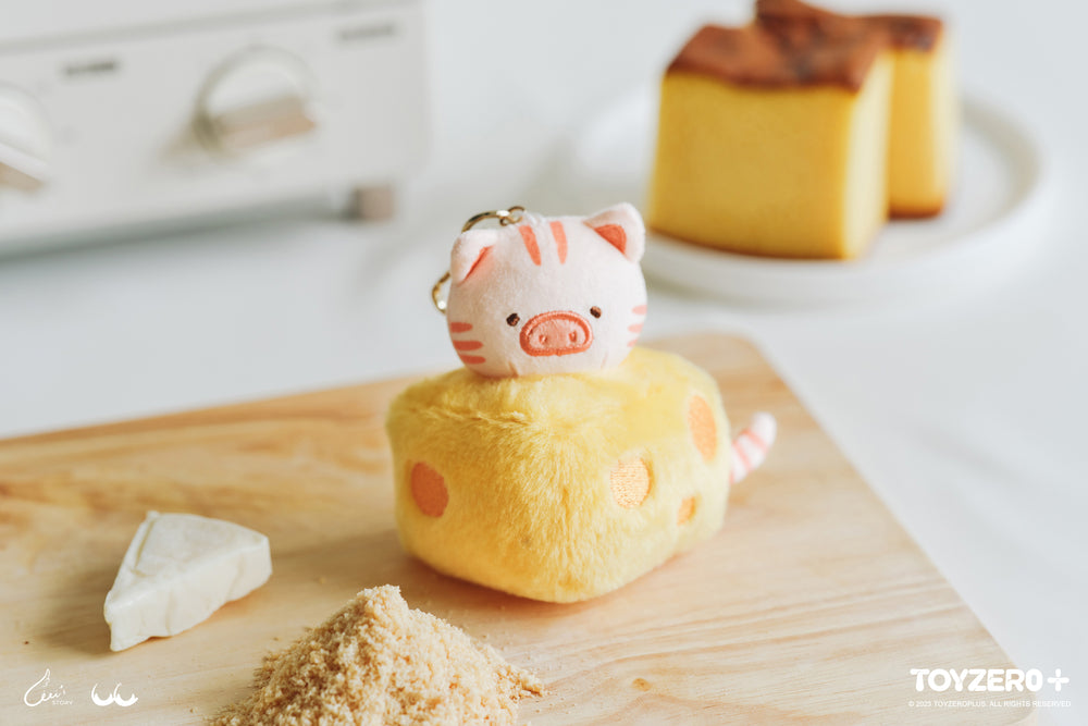 
            
                Load image into Gallery viewer, LuLu the Piggy  Grand Dining - Cheese MiMi Keychain
            
        