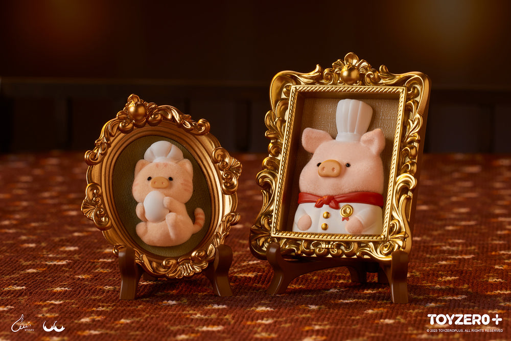 Lulu the Piggy Grand Dining - Lu & Mi Paintings 3D Magnet
