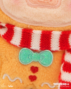 LuLu the Piggy Christmas - Gingerbread Man Lu Plush Keychain