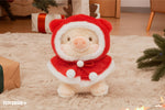 LuLu the Piggy Christmas - Reindeer Lu Plush Keychain