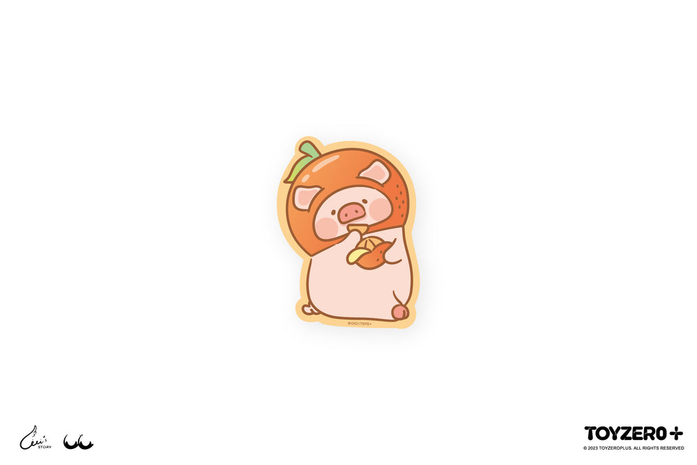 
            
                Load image into Gallery viewer, LuLu the Piggy Fruit - Bling Bling Sticker
            
        