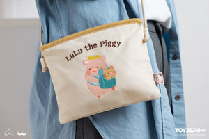 
            
                Load image into Gallery viewer, LuLu the Piggy Find Your Way - Travel Sacoche Bag
            
        
