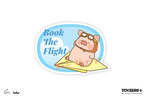 LuLu the Piggy Find Your Way - Suitcase Sticker