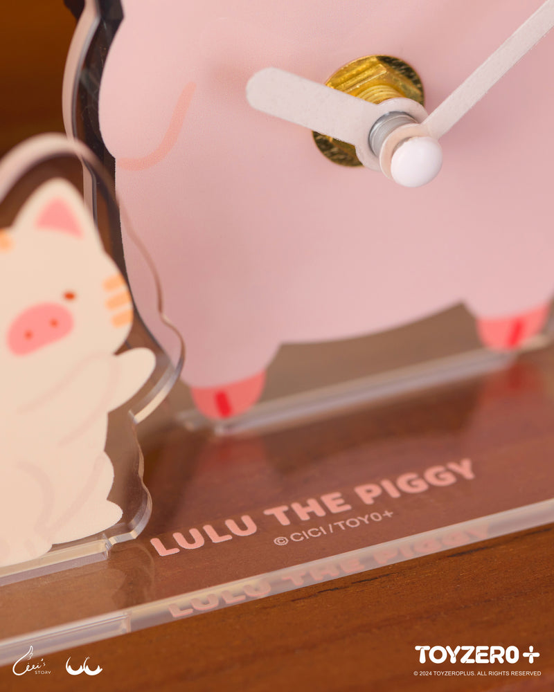 罐頭豬LuLu經典系列 - 亞克力時鐘