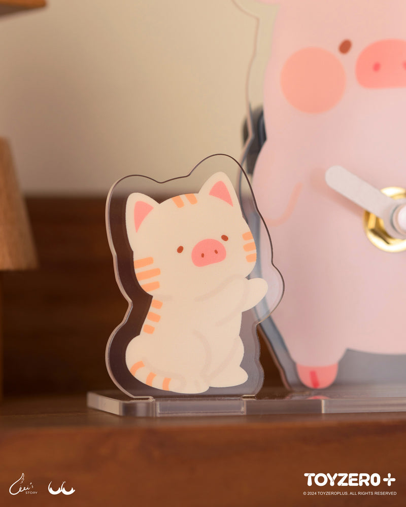 LuLu the Piggy Generic - Acrylic Clock