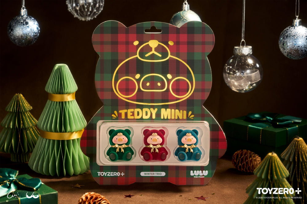 LuLu the Piggy - Teddy MINI Limited Edition (Winter Trio)