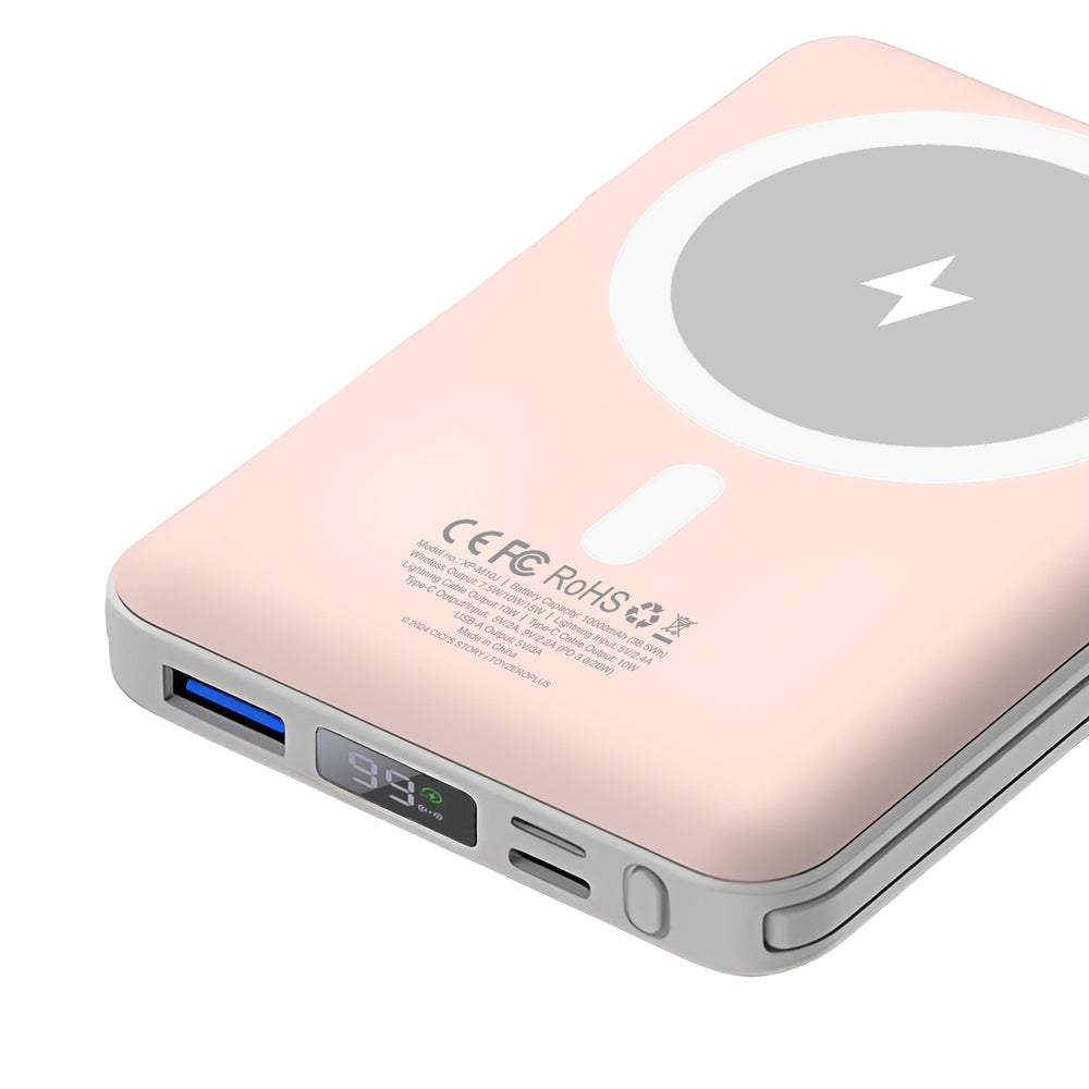 XPower x LuLu the Piggy - M10J 10000mAh 5 in 1 Magnetic Wireless Power Bank