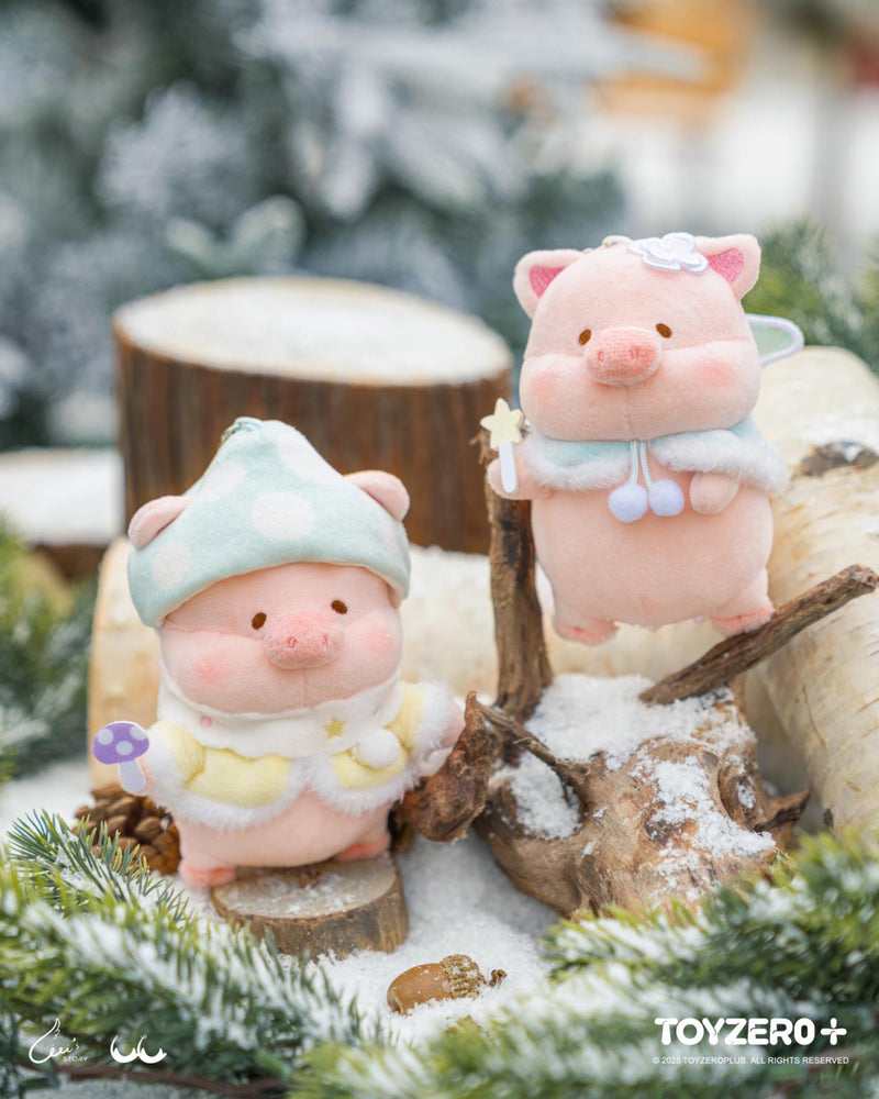 LuLu the Piggy Winter Series - Snow Elf Lu Plush Keychain – LuLu