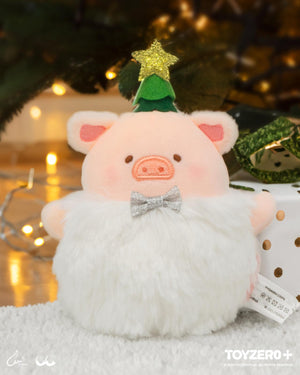 LuLu the Piggy Christmas - Lovely Snowball Lu Plush Keychain (white ver.)