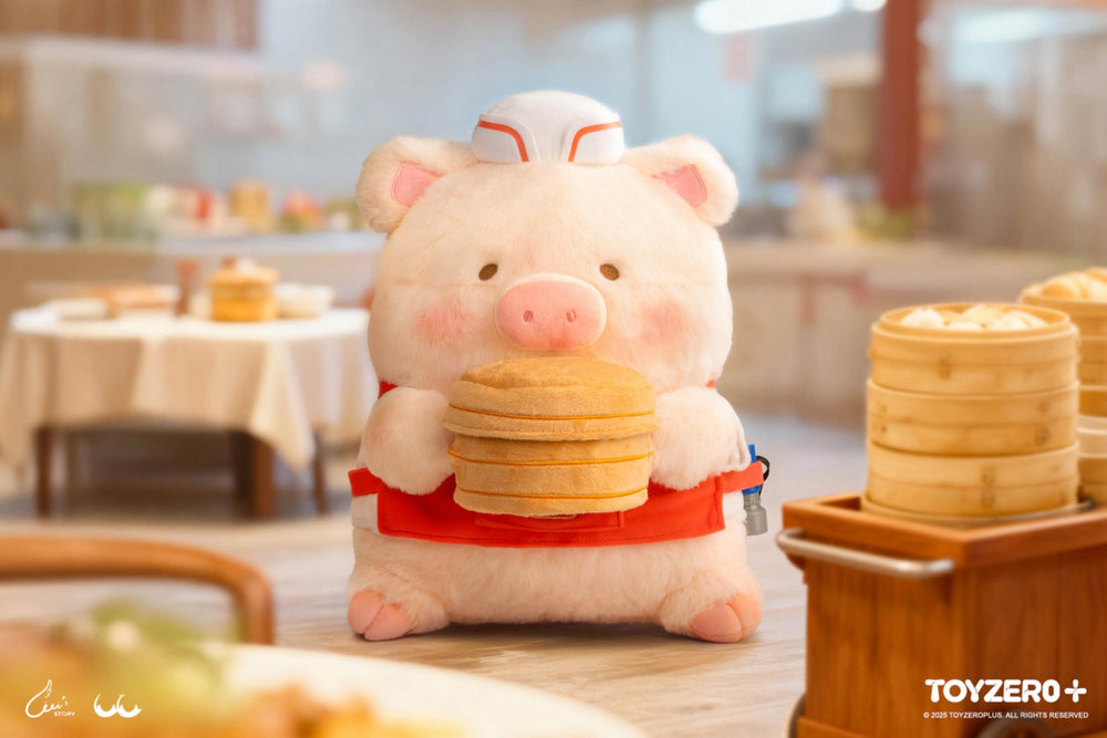 LuLu the Piggy Lu's Table - Tea House Staff Lu Plush – LuLu The Piggy