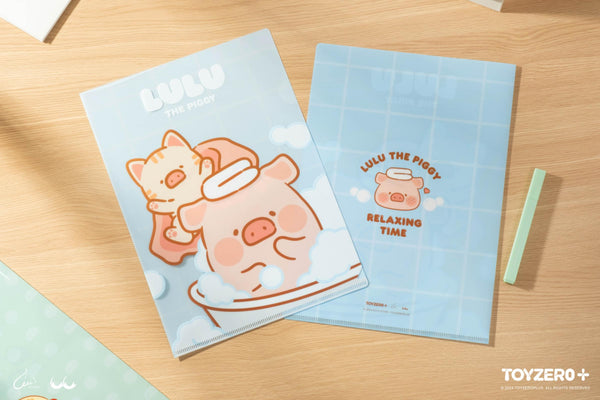 LuLu the Piggy Generic – A4 File (Bathing ver.) – LuLu The Piggy