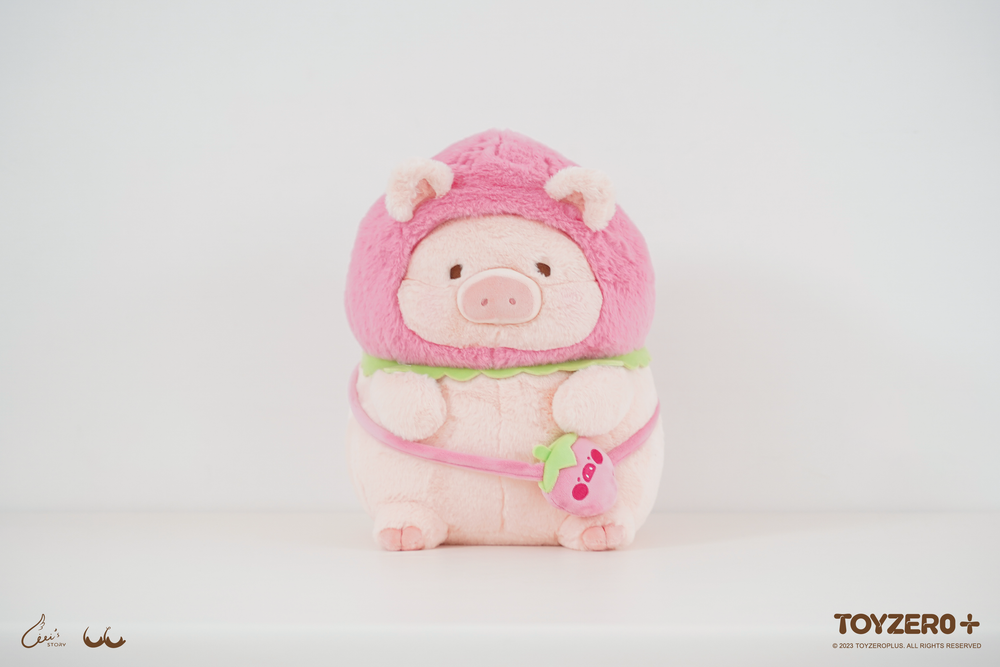 罐頭豬LuLu 水果系列 - 草莓款30cm絨毛玩偶
