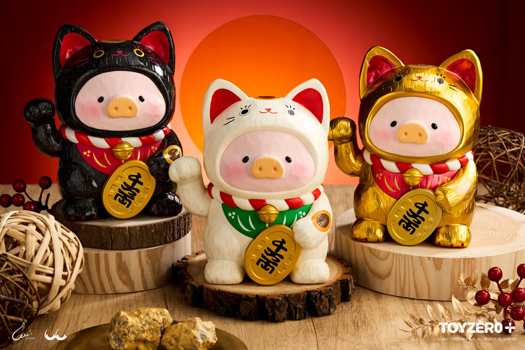 ADD ON]LuLu the Piggy - 18cm Wood-Carving Maneki Lu – LuLu The Piggy