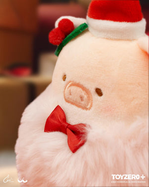 LuLu the Piggy Christmas - Lovely Snowball Lu Plush Keychain (Pink ver.)