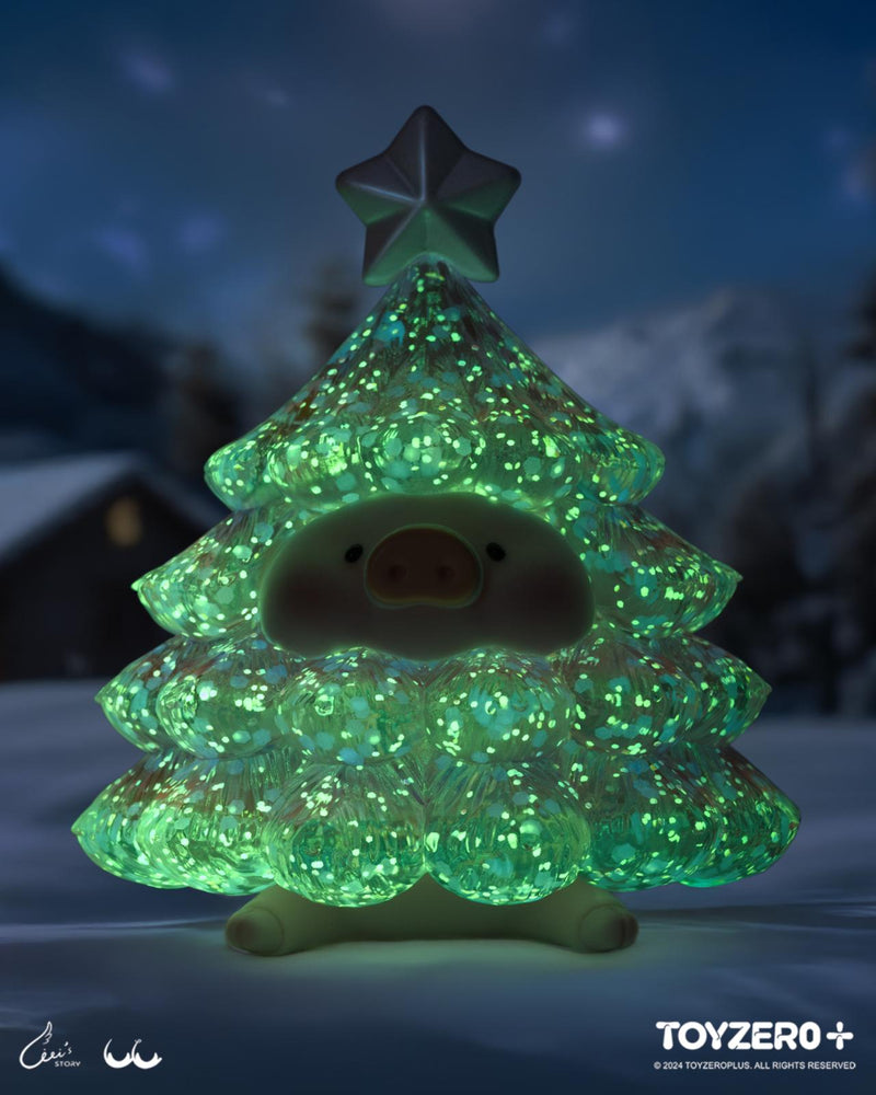 mr christmas lavender tree LuLu the Piggy