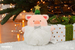 LuLu the Piggy Christmas - Lovely Snowball Lu Plush Keychain (white ver.)